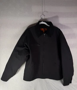 VINTAGE 1 OF 1 CUSTOM EMBROIDERED INDIAN MOTORCYCLE JACKET MENS XL BLACK CC - Picture 1 of 11