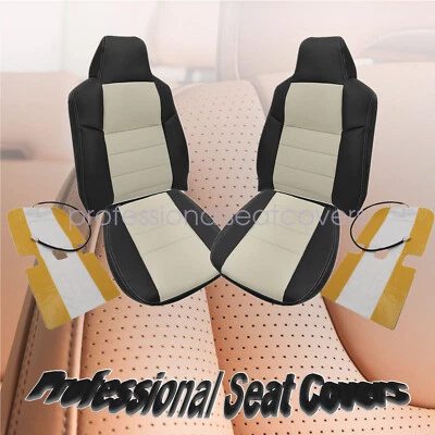 For 2005 Ford Excursion Driver & Passenger Leather Seat Cover & Heating Element Foto 1 de 4