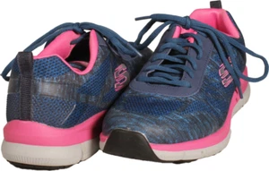 Skechers Work Comfort Flex SR - HC Pro SR Womens Sneaker Navy / Pink US Size 8 W - Picture 1 of 3