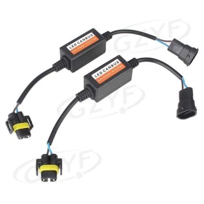H11 LED Headlight Light Canbus Load Resistor Decoder Error Free Anti Flicker Car - Image 1 of 4