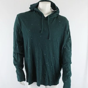 ATM Anthony Thomas Melillo Distressed Hoodie Mens XXL 2XL Green Retail $195 - Picture 1 of 10