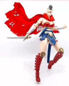McFarlane Toys Wonder Woman Dedicated Wire Red Cape - Picture 1 of 12