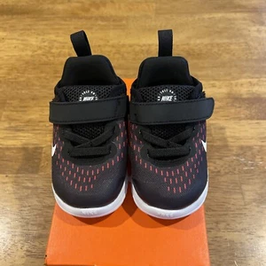 Nike Free RN 2018 (TDV) Black Toddler Shoes AH3456 001 Size 5c New In Box - Picture 1 of 6