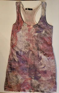 Camiseta sin mangas Guess Los Angeles L pastel floral con superposición de encaje frontal - Imagen 1 de 7