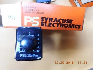 New P&S Syracuse TSR/D-00300  Timer Relay 115 VAC  1 SEC  - Picture 1 of 3