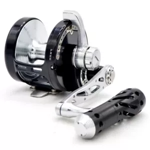 Carrete multiplicador de arrastre con palanca de arrastre convencional de agua salada pesca de 88 lb CAMEKOON - Imagen 1 de 17