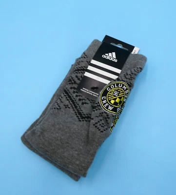 Columbus Crew SC Socks Womens One Size Adidas Gray Sports Soccer Mid Y2K New - Image 1 of 3