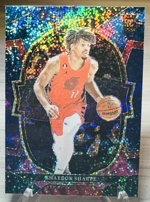 2022-23 Select Concourse Shaedon Sharpe #71 Cosmic Prizm (RC) - Trail Blazers - Image 1 of 2