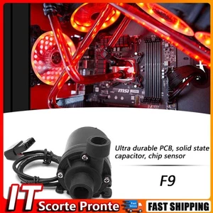 F9 12V Water Pump Molex 4 Pin Connector for PC CPU Water Cooling System 9W G1/4  - Afbeelding 1 van 9