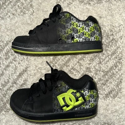 Zapatos DC Y2K Juveniles Rob Dyrdek J Negro Verde Lima Talla EE. UU. 13 Foto 1 de 4