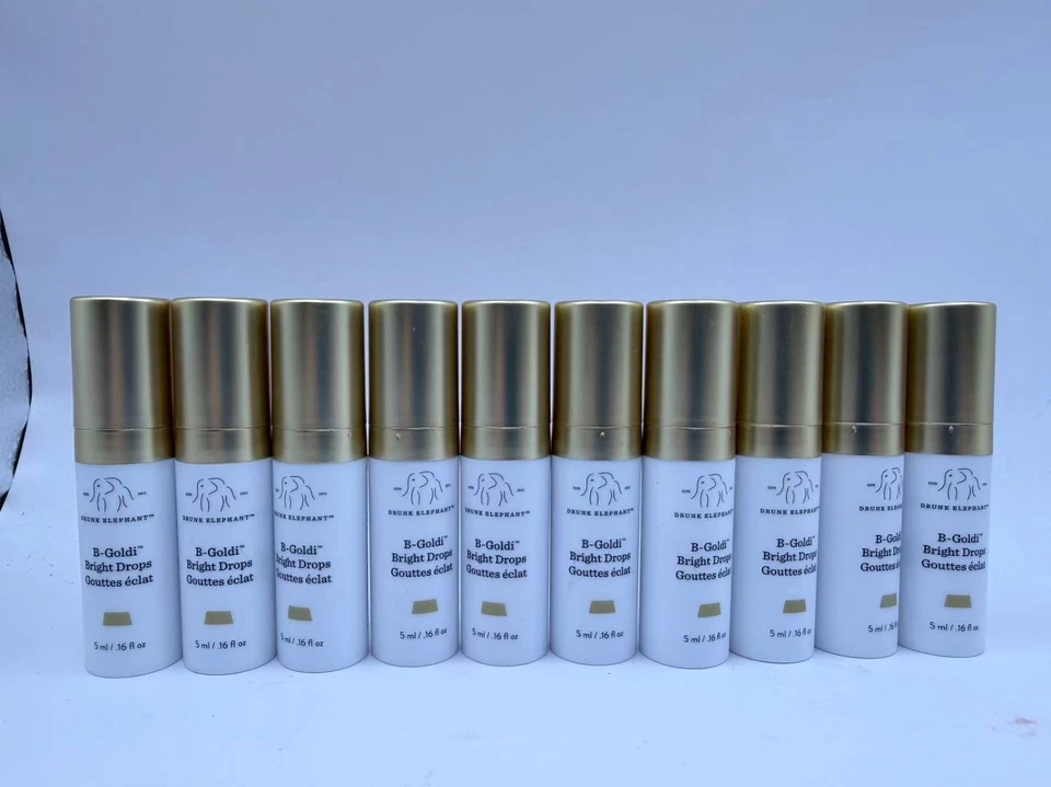 LOT OF 10 DRUNK ELEPHANT B-GOLDI BRIGHT DROPS 5ML*10=50ML - Image 1 of 1