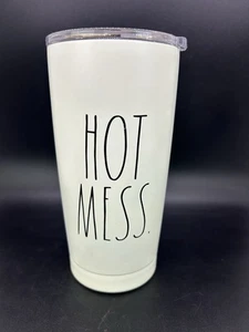 Rae Dunn Hot Mess Ivory Tumbler w/Lid TUM75 BPA-Free Stainless Steel 17oz/500 ml - Picture 1 of 4