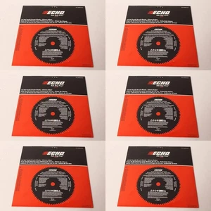 6er-Pack Echo 69500121431 10 Zoll 80 Zähne Bürstenklinge 25 mm - Bild 1 von 1