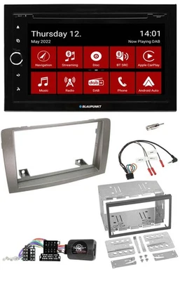 Blaupunkt Lenkrad DVD Bluetooth DAB 2DIN USB Autoradio für Lancia Musa 2004-2012 - Bild 1 von 4