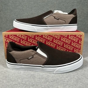 Vans Asher Deluxe Slipper Cozy Knit Herren 11,5 Kaffeebraun Freizeitschuhe - Bild 1 von 7