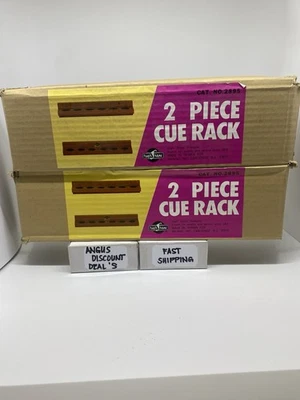 ¡Dos!!  Taco de piscina de pared de madera maciza de 2 piezas con tornillos, sostiene 6 tacos, envío gratuito Foto 1 de 2