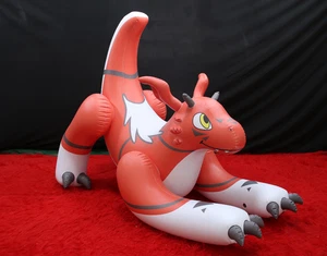 PVC Inflatable Dragon Size 6.56ft Long Pet Puppy Animal Customized Outdoor Toy - Picture 1 of 6