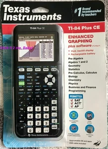 Brand New Factory SEALED! Texas Instruments Ti-84 Plus CE Graphing Calculator - Picture 1 of 2
