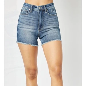 JUDY BLUE "SHE GONE" TUMMY CONTROL SHORTS Size S - Picture 1 of 10