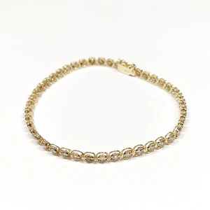 Jewelry Bracelet Natural Diamond 5ct Gold 4109314 - Imagen 1 de 11
