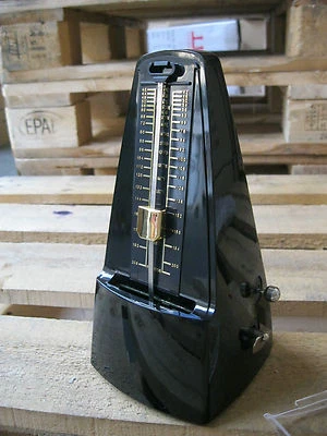 MSA, BLUES Metrónomo NEGRO, NOBLE, mecánico, ritmo, reloj, piano, piano, guitarra