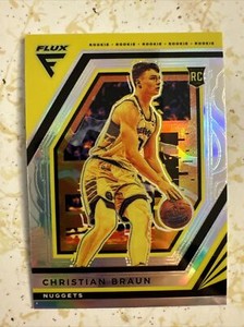 2022-23 Panini Flux #206 Christian Braun Silver Prizm Denver Nuggets NBA