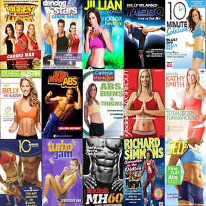 Workout Exercise Fitness Yoga Pilates DVD Lot Sale Pick and Choose Combined Ship - Imagen 1 de 210