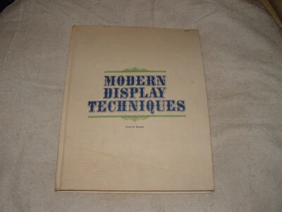 FAIRCHILD Vintage MODERN Store Window DISPLAY TECHNIQUES Hardcover BOOK - 1966 - Photo 1/4