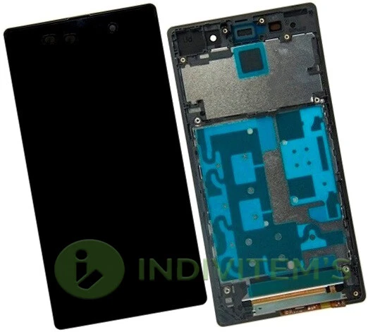 Für Sony Xperia Z1 C6903 Display Komplettes Bildschirm LCD +Touch Screen Rahmen - Bild 1 von 1