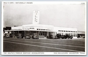 Postcard Hill's Cafe, The South's Famous Seafood Headquarters, Galveston Texas - Picture 1 of 2