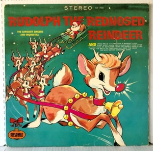 COVER ONLY NO RECORD RUDOLPH THE RED NOSED REINDEER Original 1971 Diplomat VG - Picture 1 of 2