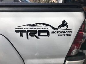 TRD Motocross Edition Bed Stripe SET OF 2 Decal Toyota Tacoma Tundra Sticker - Bild 1 von 3