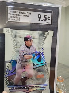 1998 Topps Stadium Club Andres Galarraga Triumvirate  Illuminator - Picture 1 of 2