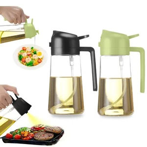 2-in-1 Oil Dispenser and Sprayer Kitchen Gadgets Olive Oil Dispenser Bottle w... - Picture 1 of 6