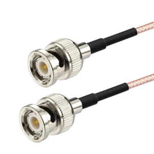 BNC Male to Male Coaxial Cable RG316 for Antenna Scanner or Handheld Ham Radios - Picture 1 of 23