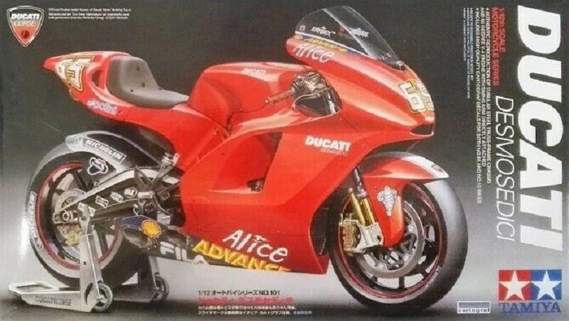 TAMIYA DUCATI DESMOSEDICI CAPIROSSI 1:12 COD.14101 - Immagine 1 di 1