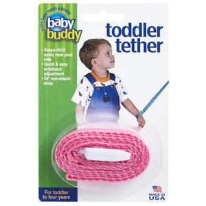 Baby Buddy Toddler Tether Adjustable Safety Wrist Leash for Children