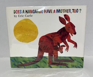 Does a Kangaroo Have a Mother, Too? by Eric Carle 2000 Signed First ED HCDJ - Picture 1 of 9