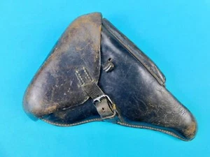 German Germany WW2 1941 Dated Luger P08 Pistol Leather Holster - Picture 1 of 13