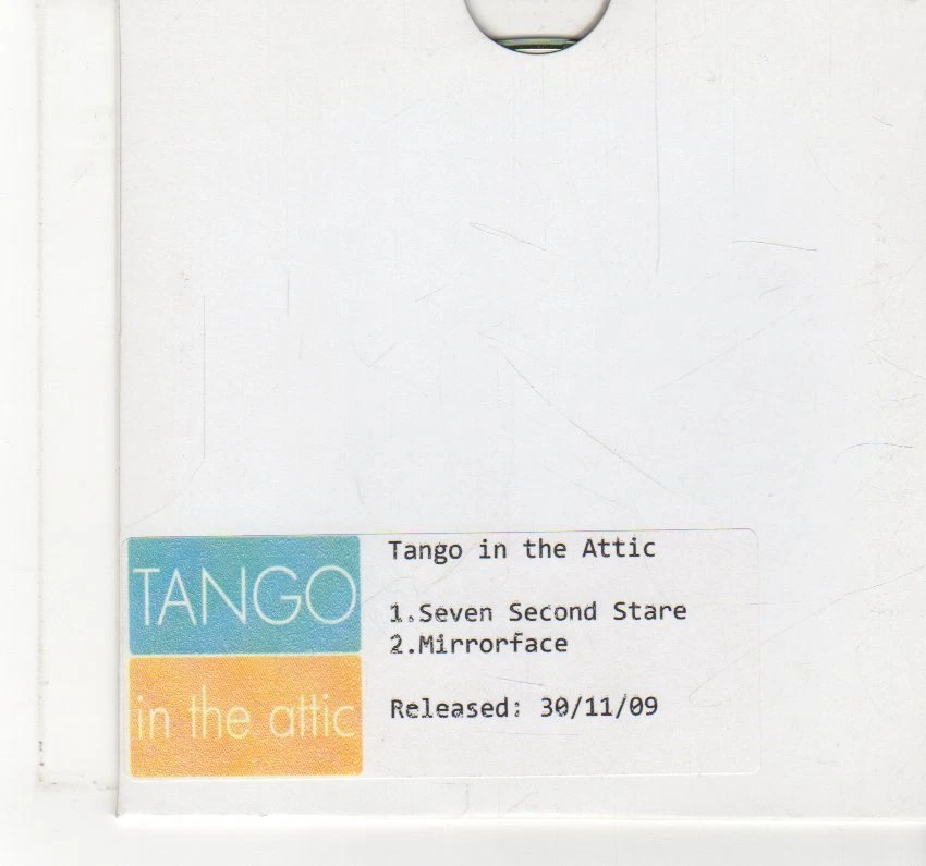 (FT967) Tango In The Attic, Seven Second Stare - 2009 DJ CD Foto 1 de 1