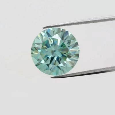 4-5 Cts Loose Fancy Light Blue Lab Created Diamond For Ring VVS1 Certified ! - Image 1 of 4