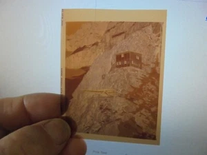 Ancien Négatif Photo Hélicoptère Refuge du Promontoire Massif des Ecrins Isère - Foto 1 di 3