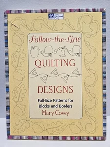 Follow-the-Line Quilting Designs : Full-Size Patterns for Blocks and Borders - Picture 1 of 2