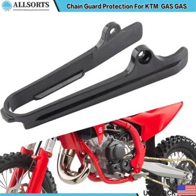 Nueva protección deslizante de cadena de basculante para KTM SX 65 GAS GAS MC 65 Negro Foto 1 de 4