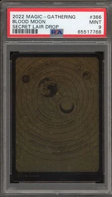 Magic the Gathering MTG Blood Moon Secret Lair Drop #366 PSA 9 Mint - Image 1 of 2