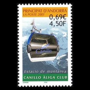 Andorra 2001 - Transporte ""Canillo Áliga Club"" - Sc 532 montado sin montar o nunca montado - Imagen 1 de 2
