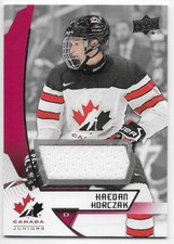 19/20 UPPER DECK TEAM CANADA JUNIORS GAME JERSEY Hockey (#1-85) U-Pick From List