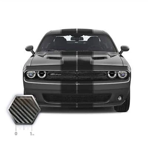 Dual 11" w/pins Racing Stripes Self Healing Vinyl fits Dodge Challenger 08 - 23 - Picture 1 of 17