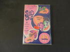 Stick psychédélique des années 1960 emballage original 21 autocollants Sally vinyle ID:14803