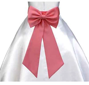 TIEBOW SASH + FLOWER ONLY FOR GIRL DRESS HOLIDAY OCCASION DECORATION PAGEANT NEW - Picture 1 of 103